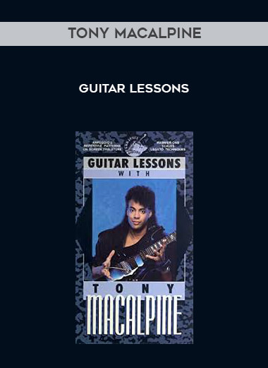 Guitar Lessons with Tony Macalpine digital download