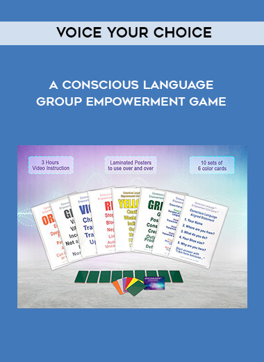 Voice Your Choice – A Conscious Language Group Empowerment Game digital download