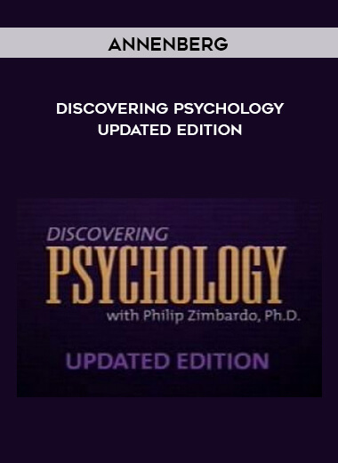 Annenberg - Discovering Psychology - Updated edition digital download