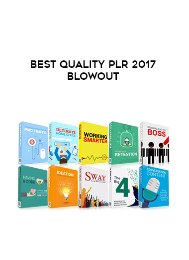 Best Quality PLR 2017 Blowout digital download