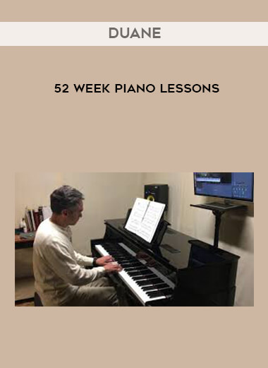 Duane - 52 Week Piano Lessons digital download