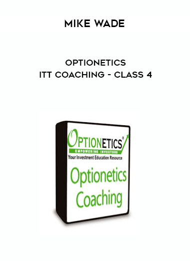 Mark Barretto - Optionetics - ITT Coaching Australia -  Class 2 digital download