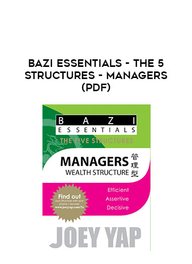 Bazi Essentials - The 5 Structures - Managers(pdf) digital download