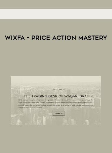 WIXFA - Price Action Mastery digital download
