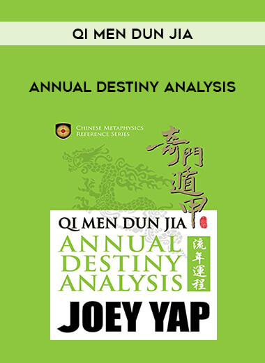 Qi Men Dun Jia Annual Destiny Analysis digital download
