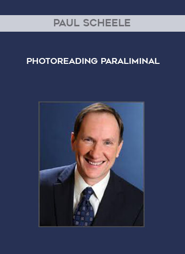 Paul Scheele - Photoreading Paraliminal digital download
