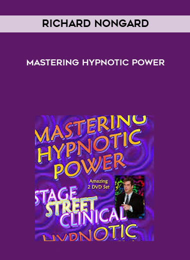 Richard Nongard - Mastering Hypnotic Power digital download