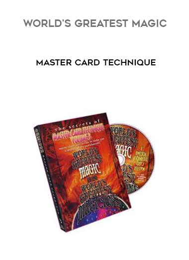 World's Greatest Magic - Master Card Technique digital download