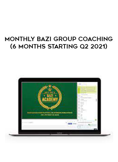 Monthly BaZi Group Coaching (6 Months starting Q2 2021) digital download