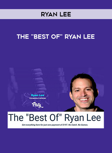 Ryan Lee - The "Best Of" Ryan Lee digital download