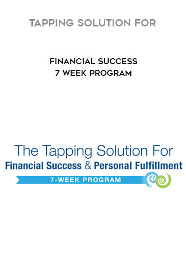 Tapping Solution For Financial Success - 7 Week Program digital download