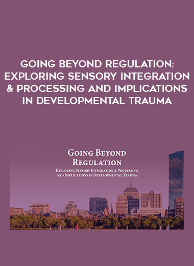 Going Beyond Regulation: Exploring Sensory Integration & Processing and Implications in Developmental Trauma digital download