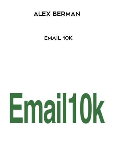 Alex Berman - Email 10K digital download