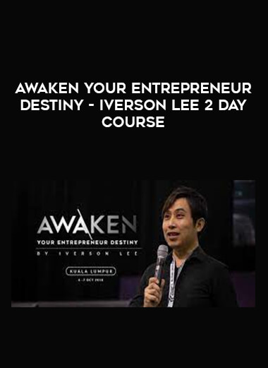 Awaken Your Entrepreneur Destiny - Iverson Lee 2day course digital download