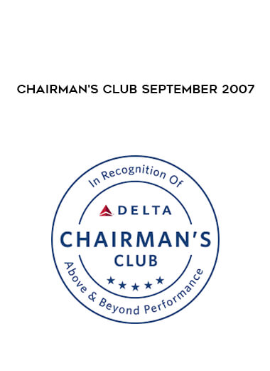 Chairman's Club September 2007 digital download