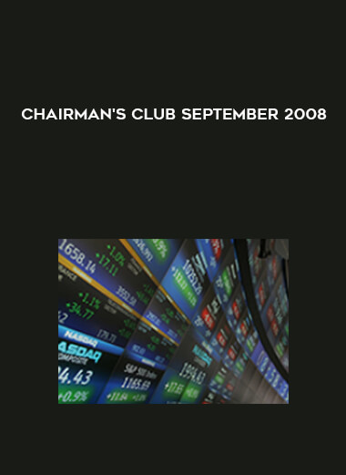 Chairman's Club September 2008 digital download