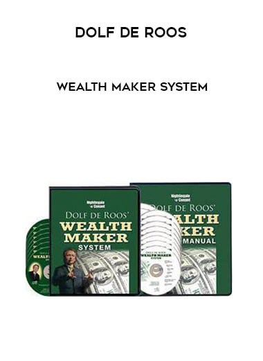 Dolf De Roos - Wealth Maker System digital download