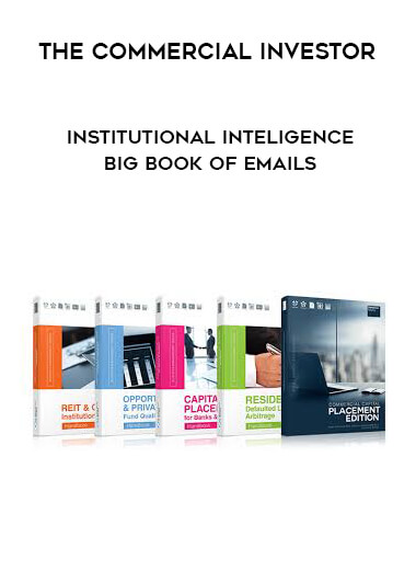 The Commercial Investor - Institutional Inteligence + Big book of Emails digital download