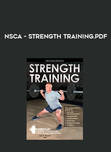 NSCA - Strength Training.pdf digital download