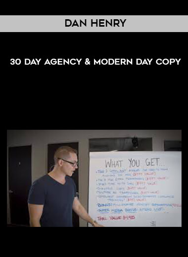 Dan Henry - 30 Day Agency & Modern Day Copy digital download