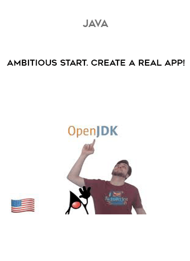 Java - ambitious start. Create a real app! digital download