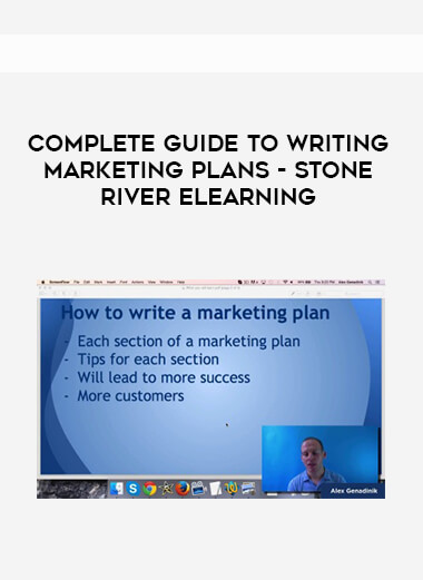 Complete Guide to Writing Marketing Plans - Stone River eLearning digital download