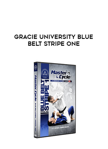 Gracie University Blue Belt Stripe One digital download