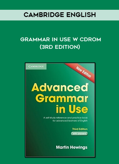 Cambridge English Grammar In Use w CDROM (3rd Edition) digital download