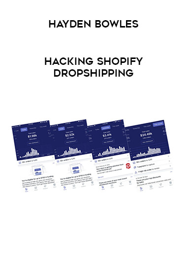 Hayden Bowles - Hacking Shopify Dropshipping digital download