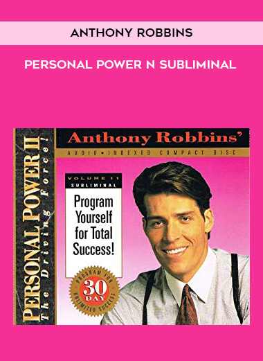 Anthony Robbins - Personal Power n Subliminal digital download