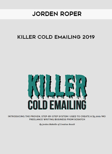 Jorden Roper - Killer Cold Emailing 2019 digital download