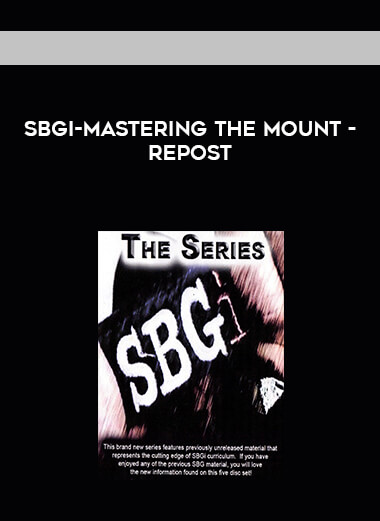 SBGi-Mastering The Mount - REPOST digital download