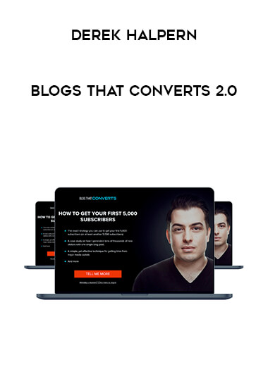 Derek Halpern - Blogs That Converts 2.0 digital download