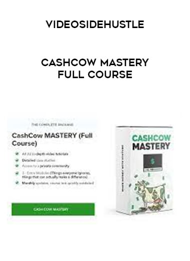 Videosidehustle - CashCow MASTERY Full Course digital download