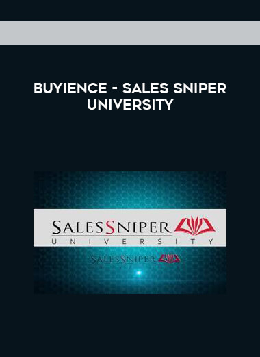 Buyience - Sales Sniper University digital download