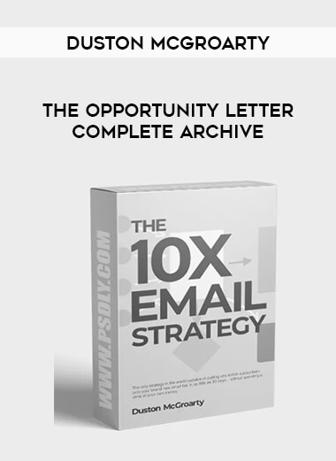 Duston Mcgroarty - The Opportunity Letter Complete Archive digital download