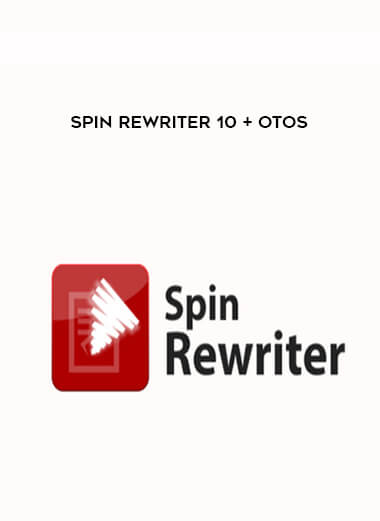 Spin Rewriter 10 + OTOs digital download