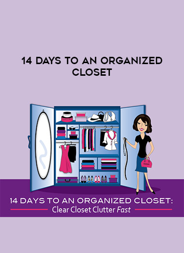 14 Days To An Organized Closet digital download