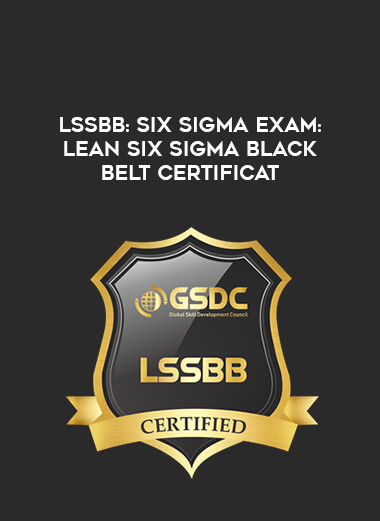 LSSBB : Six Sigma Exam: Lean Six Sigma Black Belt certificat digital download