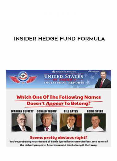 Insider Hedge Fund Formula digital download