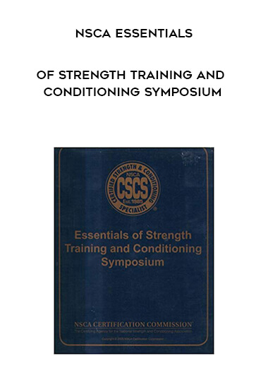NSCA Essentials of Strength Training and Conditioning Symposium digital download