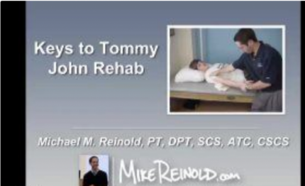 Mike Reinold - Inner Circle - The Keys to Tommy John Rehabilitation digital download