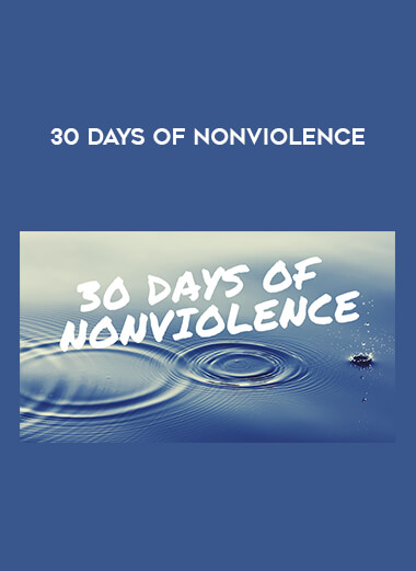 30 Days of Nonviolence digital download