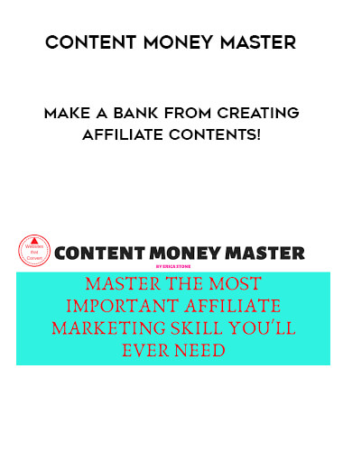 Content Money Master - Make A Bank From Creating Affiliate Contents! digital download