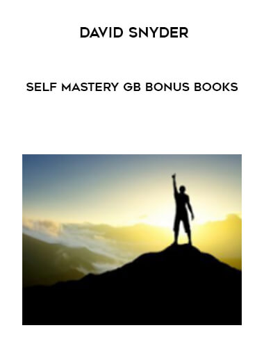 David Snyder - Self Mastery GB Bonus Books digital download