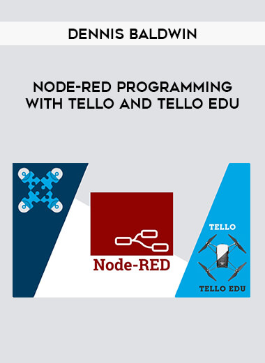 Dennis Baldwin - Node-RED Programming with Tello and Tello EDU digital download