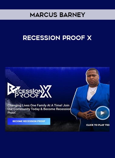 Marcus Barney - Recession Proof X digital download