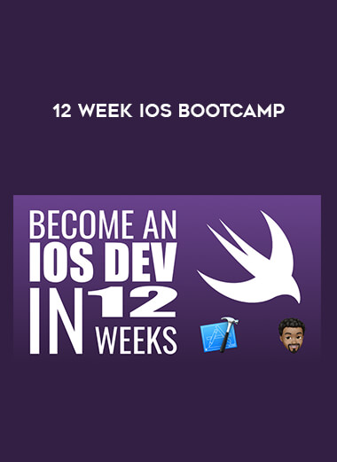 12 Week iOS Bootcamp digital download