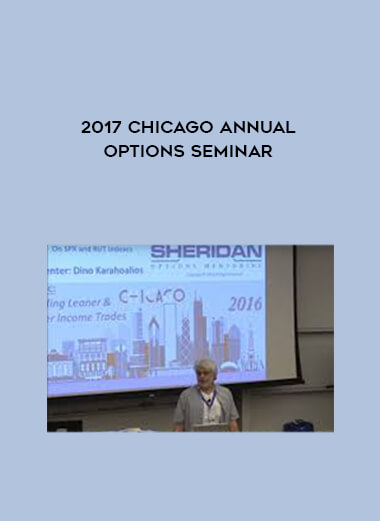 2017 Chicago Annual Options Seminar digital download