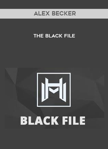 Alex Becker - The Black File digital download